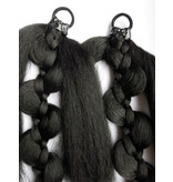 2 x Elf Braid, darkest brown