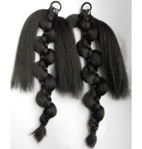 2 x Elf Braid, darkest brown