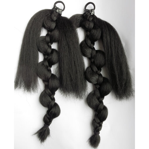 2 x Elf Braid, darkest brown