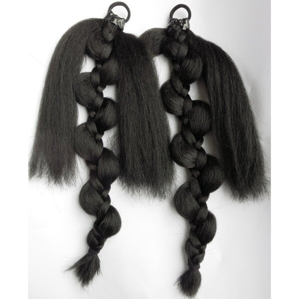 2 x Elf Braid, darkest brown