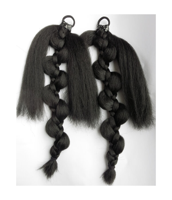 2 x Elf Braid, darkest brown