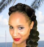 Fantasy Braid Headband  XL black-auburn