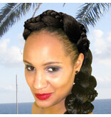 Fantasy Braid Headband  XL black-auburn