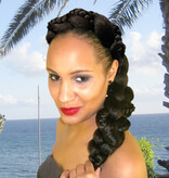 Fantasy Braid Headband  XL black-auburn