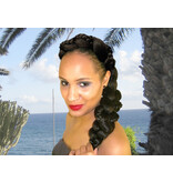 Fantasy Braid Headband  XL black-auburn