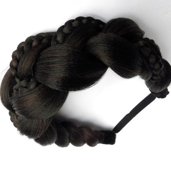 Fantasy Braid Headband  XL black-auburn