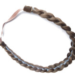 Messy French Braid Headband S copperish brown