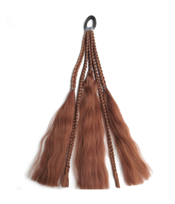 Magician DIY hair piece for you to decorat - henna red