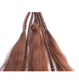 Magician DIY hair piece for you to decorat - henna red