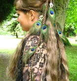 Magician DIY hair piece for you to decorat - henna red