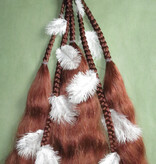 Magician DIY hair piece for you to decorat - henna red