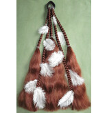 Magician DIY hair piece for you to decorat - henna red