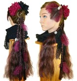 Magician DIY hair piece for you to decorat - henna red