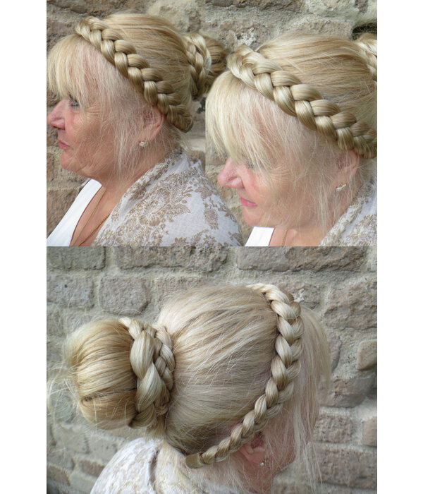 Classic Braid Headband M, blond color 24