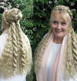 Messy Clip-In Accent (Twist) Braids M light blond mix