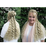Messy Clip-In Accent (Twist) Braids M light blond mix
