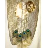 Peacock Cowry Braids Extension auburnish brown