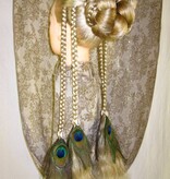 Peacock Cowry Braids Extension auburnish brown