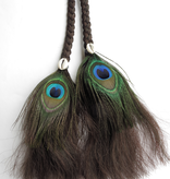 Peacock Cowry Braids Extension auburnish brown