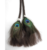 Peacock Cowry Braids Extension auburnish brown