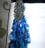 Blue Mermaid (Peacock) hip & hair tassel