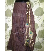 Steampunk (Peacock) hip & hair tassel clip/ hair fall