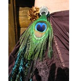 Elf Peacock yarn fall belt clip