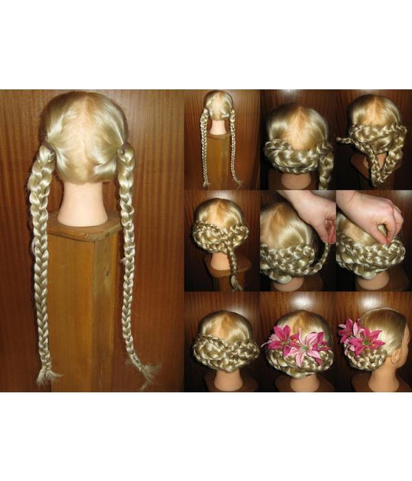 2 Hair Falls Size S, waves