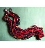 Fire Dragon yarn falls/ tassels