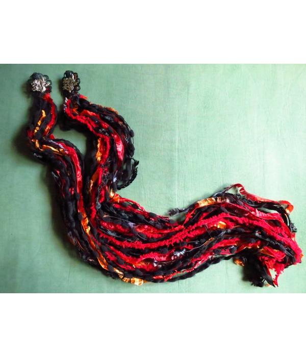 Fire Dragon yarn falls/ tassels