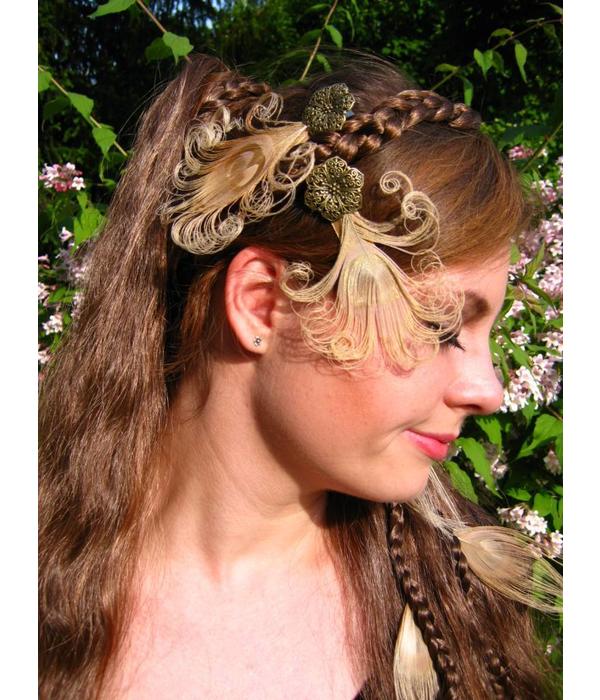 Peacock Feather Fascinator - fair feathers