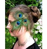 Peacock Feather Fantasy Headpiece