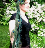 Peacock Feather Fantasy Headpiece