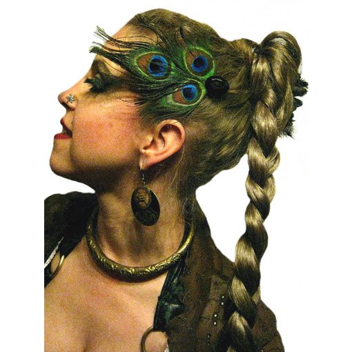 Peacock Tribal Goth Headpiece