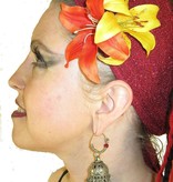 Gipsy Double Lily Hair Flower 2 x