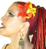 Gipsy Double Lily Hair Flower 2 x