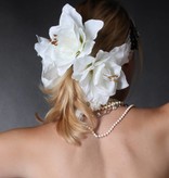 Wedding Amaryllis Hair Flower 2 x