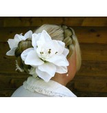 Wedding Amaryllis Hair Flower 2 x