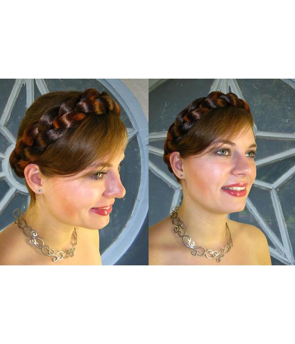 Classic Braided Chignon S Extra for all hair