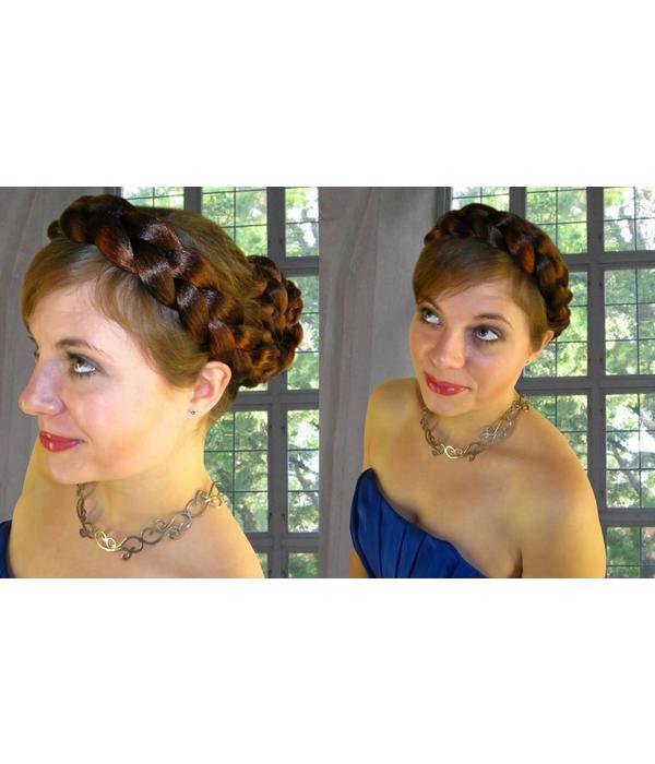 Classic Braided Chignon S Extra for all hair