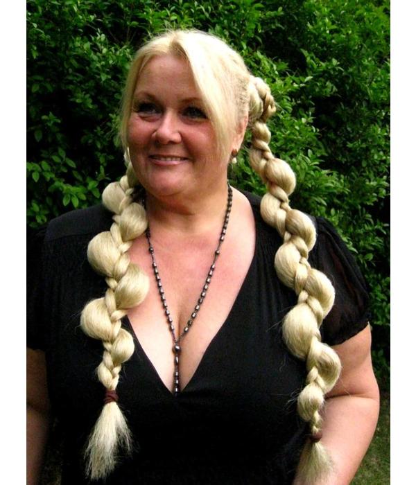 Black Long Pigtail Hair Extensions