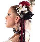 Gothic Belly Dance Hair Flower Set