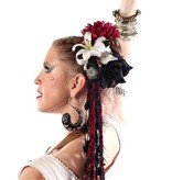 Gothic Belly Dance Hair Flower Set