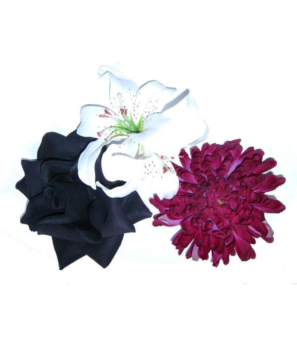 Gothic Belly Dance Hair Flower Set