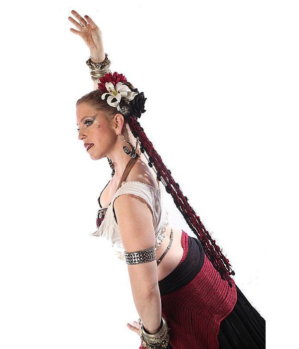 Gothic Belly Dance Hair Flower Set