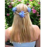 Blue-Turquoise Lily Hair Flowers