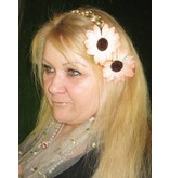 Shabby Chic Gerbera Hair Jewelry 2 x