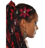 Goth Dragon Hair Flower Set