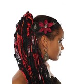 Goth Dragon Hair Flower Set