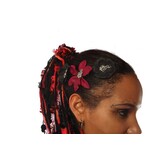 Goth Dragon Hair Flower Set